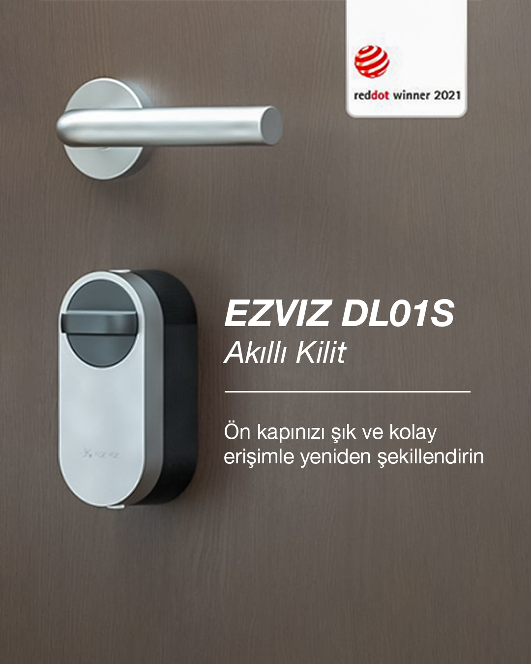 Smart Lock Akıllı Kapı Kilidi | Anahtarsız Giriş Otomatik Kilitleme | EZVIZ DL01S
