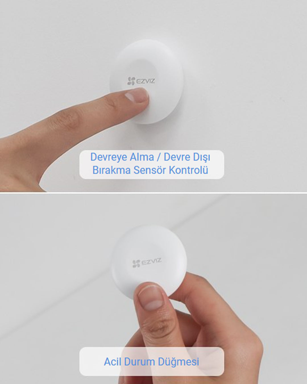 Akıllı Düğme | Uzaktan Kontrol Acil Durum Butonu | Smart Button | Emergency Button | EZVIZ T3C