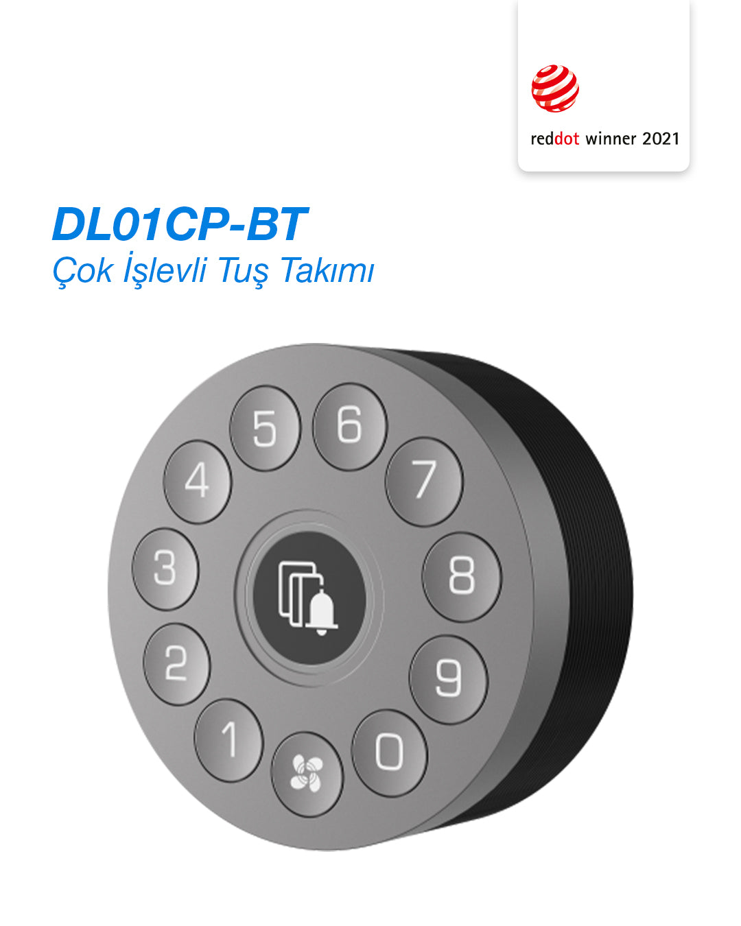 Akıllı Dijital Kapı Kilidi | Çok İşlevli Tuş Takımı | Tuş Takımı ile Anahtarsız Giriş | Smart Lock – Şifreli ve Güvenli | EZVIZ DL01CP-BT