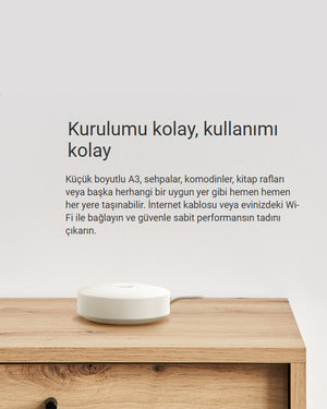Ev Ağ Geçidi | Akıllı Ev Merkezi Kontrol Cihazı | Smart Home Gateway | EZVIZ A3 | Tüm akıllı ev cihazlarınızı tek merkezden yönetin! Smart Home Gateway ile güvenlik, enerji ve konforu bir arada kontrol edin.